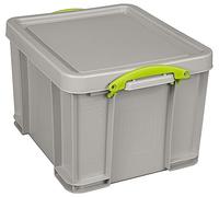 Really Useful 35L Stacking Box Recycled Grey 35RDGCB