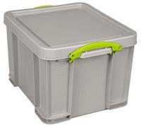 Really Useful 35L Stacking Box Recycled Grey 35RDGCB