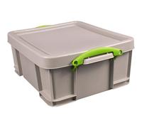 Really Useful Boxes 18L Stacking Box Recycled Grey - 18RDG