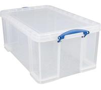 Really Useful Box Company Storage Box Really Useful Box 64 Litre Rectangular Plastic Clear, 71 X 44 Cm