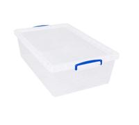 Really Useful Box Nest & Stack 43 Litre Clear Plastic Storage Box