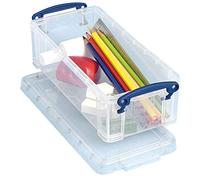 Really Useful Box Pencil Box 0.9 Litre, Clear