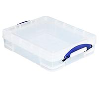 Really Useful Box Plastic Storage 11 Litre Clear