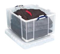 Really Useful Box Plastic Storage 145 Litre Clear