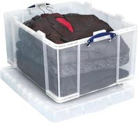 Really Useful Box Plastic Storage 145 Litre Clear
