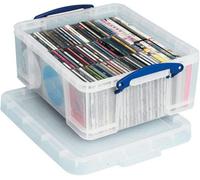 Really Useful Box Plastic Storage 18 Litre Clear