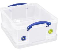 Really Useful Box Plastic Storage 18 Litre CLEAR Single