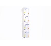 Really Useful Box Plastic Storage 19 Litre With XL Lid Clear (Pack Of 4)