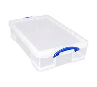 Really Useful Box Plastic Storage 33 Litre Clear