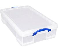 Really Useful Box Plastic Storage 33 Litre Clear