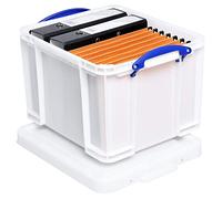 Really Useful Box Plastic Storage 35 Litre White Strong