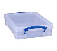 Really Useful Plastic Storage Box 4 Litre Clear