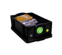 Really Useful Box Plastic Storage 50 Litre Black 440 x 710 x 230 mm