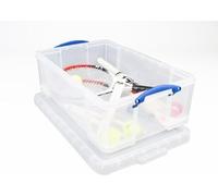 Really Useful Box Plastic Storage 50 Litre CLEAR Single