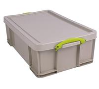 Really Useful Box Plastic Storage 50 Litre Recycled Dove Grey