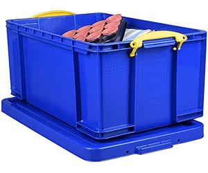 Really Useful Box Plastic Storage 64 Litre Solid Blue