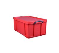 Really Useful Box Plastic Storage 64 Litre Solid Red