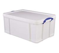 Really Useful Box Plastic Storage 64 Litre White Strong