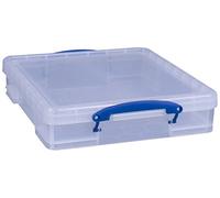 Really Useful Box Plastic Storage 7 Litre Clear,40Lx35Wx8.5D CM
