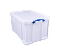 Really Useful Box Plastic Storage 84 Litre White Strong