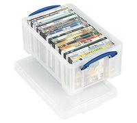 Really Useful Box Plastic Storage 9 Litre Clear