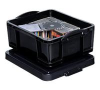 Really Useful Box Plastic Storage Box 18 L Black 39 x 48 x 20 cm