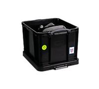 Really Useful Box Plastic Storage Box 35 L Black 39 x 48 x 31 cm