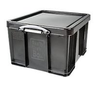 Really Useful Box Plastic Storage Box 42 L Black 44 x 52 x 31 cm