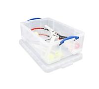 Really Useful Box Plastic Storage Box 50 L Transparent 44 x 71 x 23 cm
