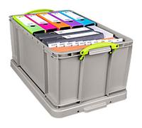 Really Useful Box Plastic Storage Box 64 L Grey 44 x 71 x 31 cm