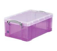 Really Useful Box Plastic Storage Box 9 L Purple 25.5 x 39.5 x 15.5 cm