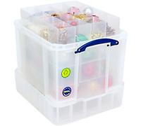 Really Useful Box PP (Polypropylene) Storage Box 35 L Transparent 37.5 x 48 x 31 cm