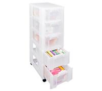 Really Useful Box PP (Polypropylene) Storage Box 5 x 12 L Transparent 27 x 46.5 x 15 cm
