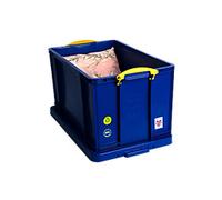 Really Useful Box PP (Polypropylene) Storage Box 84 L Blue 44 x 71 x 38 cm