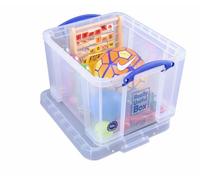 Really Useful Plastic Storage Box 35 Litre Clear