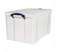Really Useful Box Storage Extra Strong 84 Litre Polypropylene - White