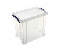 Really Useful Boxes 25 Litre 12" x 12" Suspension files Clear Storage box Lid