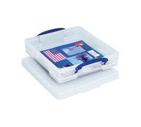 7 Litre Really Useful Stackable Storage Box, Clear, 400 x 350 x 85 mm