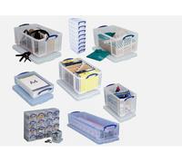 Really Useful Box Storage Box UB19LC 19 L Transparent Plastic 39.5 x 25.5 x 29 cm