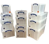 Really Useful Boxes Storage Box 18C 18 L Transparent Plastic 48 x 39 x 20 cm