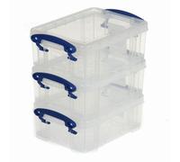 Really Useful Clear 5 Litre Plastic Storage Box / Shoe Box
