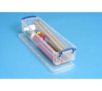 Really Useful Boxes Small Clear Lidded Storage Box 0.2 Litre-4 Litre Multi-Pack