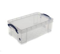 Really Useful Clear 5 Litre Plastic Storage Box / Shoe Box