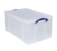 Really Useful Box Stackable Storage Box, 64 L, Clear, 710 x 440 x 310 mm