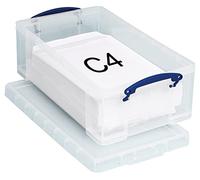 Really Useful Plastic Storage Box 12 Litre Clear