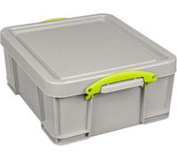 Really Useful Plastic Storage Box 18 Litre Dove Grey Single