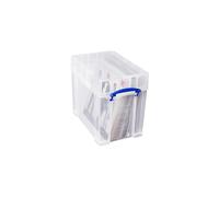 Really Useful Plastic Storage Box 19 Litre with XL Lid Clear