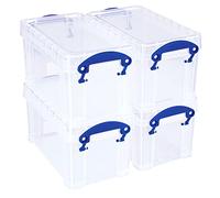 Really Useful Box Plastic Storage 2.1 Litre Clear