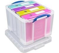 Really Useful Plastic Storage Box 35 Litre Clear - 35CCB