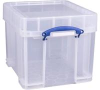 Really Useful Plastic Storage Box 35 Litre Xl - Color: Clear